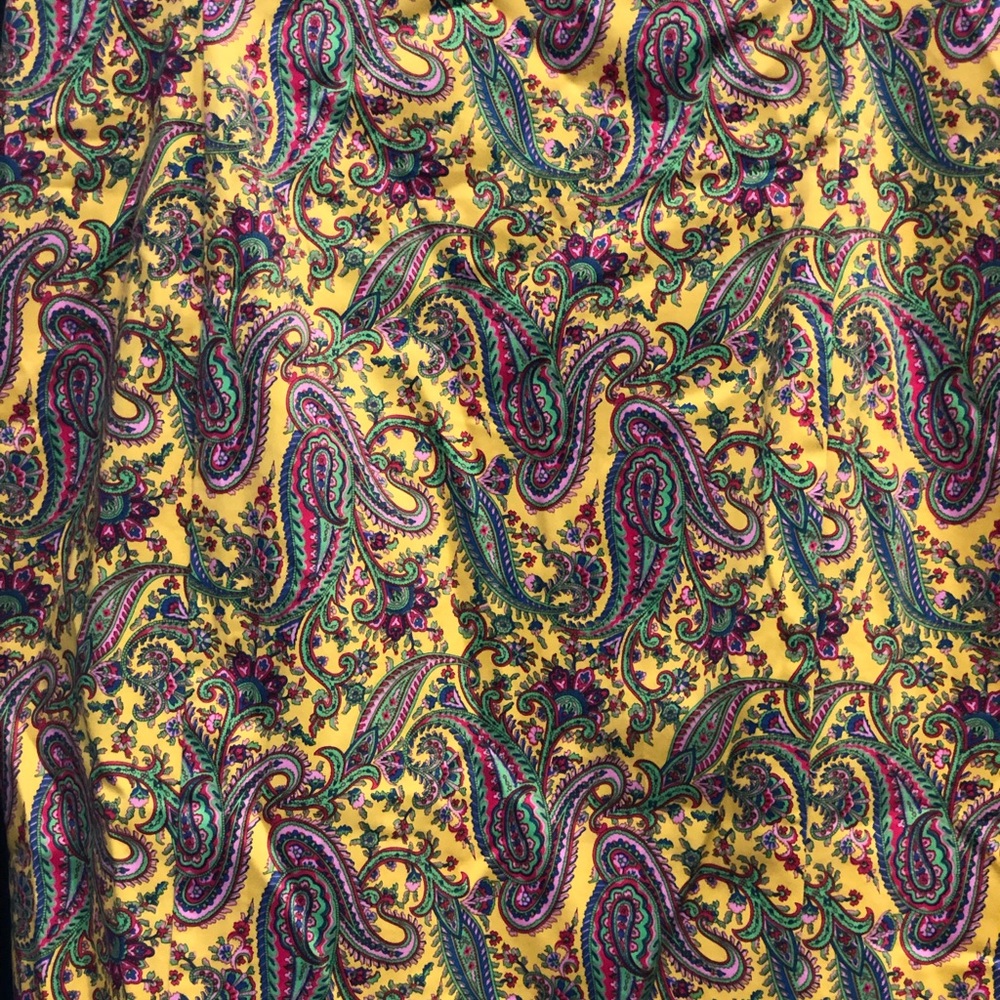 A Beautiful RALPH LAUREN Paisley Dress With, Green, Blue & Yellow.. - Picture 2 of 5